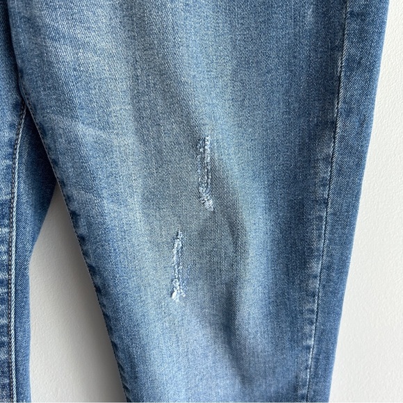 KanCan Cropped High Rise Button Front Slightly Distressed Jeans Size 29 - Picture 5 of 10